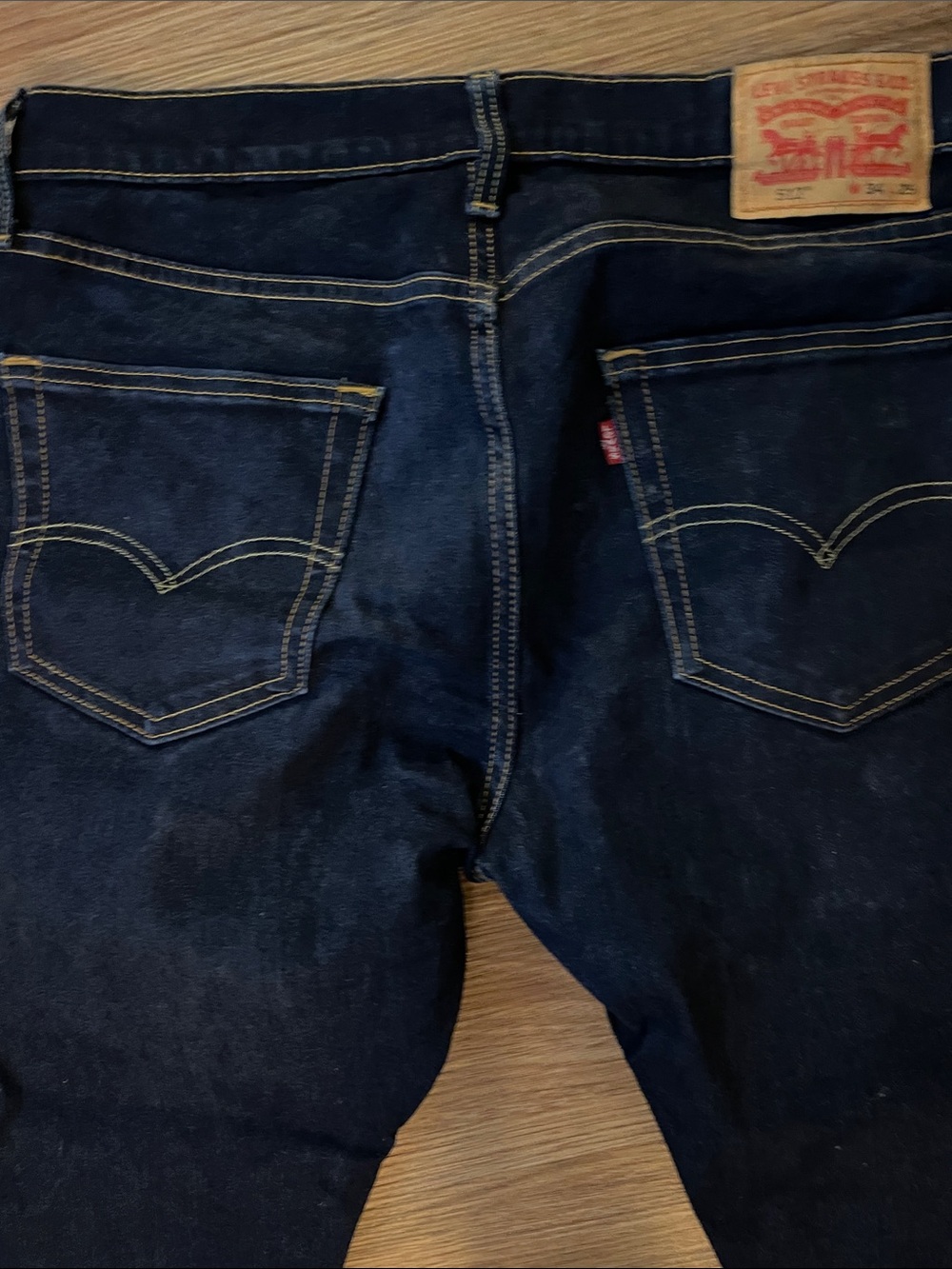 Levi's Men's Slim Straight Dark Indigo Jeans